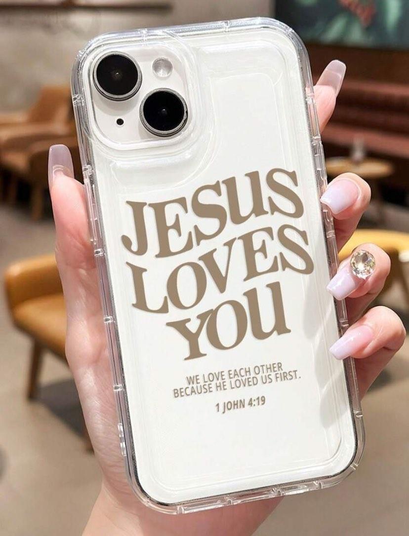 "Jesus loves you" Phone case