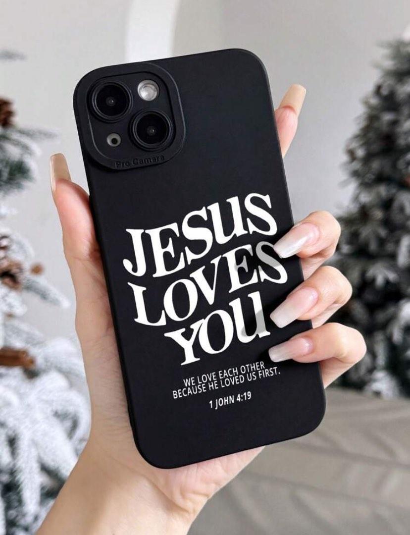 "Jesus loves you" Phone case